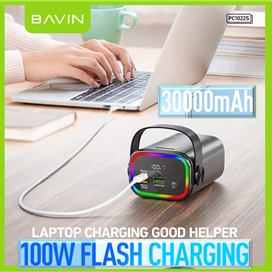 پاوربانک 30000 باوین Bavin PC1022S توان 100 وات