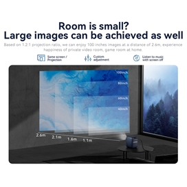 ویدیو پروژکتور هوشمند شیائومی Xiaomi Wanbo T2 Max New دارای اسپیکر