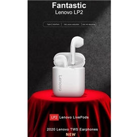 هندزفری بلوتوث لنوو Lenovo LivePods LP2 Wireless Handsfree