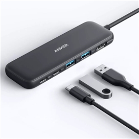 هاب 5 پورت انکر Anker 332 5 IN 1 USB-C HUB