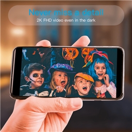 زنگ در هوشمند آرنتی Arenti VBELL1 2K Ultra HD Battery Video Doorbell همراه با کارت حافظه