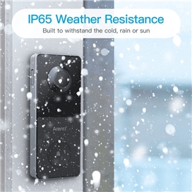 زنگ در هوشمند آرنتی Arenti VBELL1 2K Ultra HD Battery Video Doorbell همراه با کارت حافظه