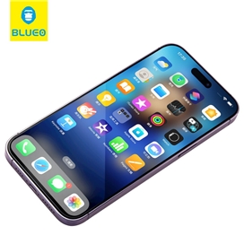 گلس فول شفاف بلو مناسب برای اپل آیفون  BLUEO Full Clear Full Cocer HD Glass iPhone 14 Pro Max