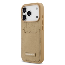 قاب آیفون برند کارل لاگرفلد مدل KARL CARDSLOT با جای کارت مناسب برای Apple iPhone 17 Pro