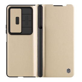 کیف چرمی نیلکین سامسونگ Samsung Galaxy Z Fold 4 5G Nillkin Qin Pro Leather Case دارای محافظ دوربین