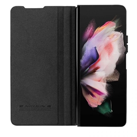 کیف چرمی نیلکین سامسونگ Samsung Galaxy Z Fold 4 5G Nillkin Qin Pro Leather Case دارای محافظ دوربین