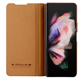 کیف چرمی نیلکین سامسونگ Samsung Galaxy Z Fold 4 5G Nillkin Qin Pro Leather Case دارای محافظ دوربین