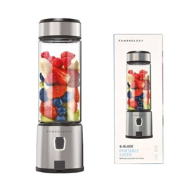 مخلوط کن قابل حمل شارژی پاورولوژی Powerology Portable Juicer P6BPJBK