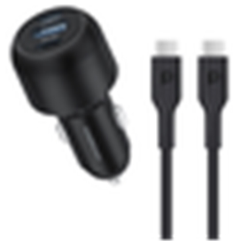 شارژر فندکی پاورولوژی Powerology Ultra Quick Car Charger PCCSR007-C توان 130 وات همراه با کابل