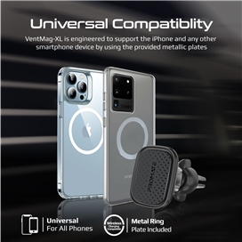 پایه نگهدارنده مغناطیسی گوشی موبایل پرومیت مدل VENTMAG-XL با امکان اتصال به دریچه هوا