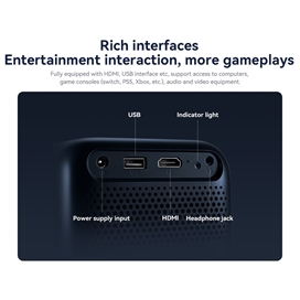 ویدیو پروژکتور هوشمند شیائومی Xiaomi Wanbo T2 Max New دارای اسپیکر