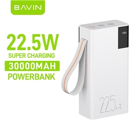 پاوربانک 30000 باوین Bavin PC006S توان 22.5 وات