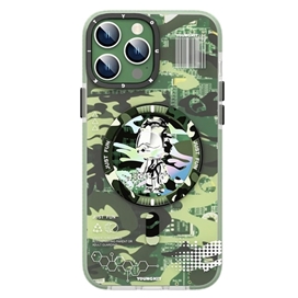 قاب YOUNGKIT یانگ کیت Camouflage Circuit Strong Anti-Drop Impact Series Green مناسب برای Apple iPhone 13 Pro