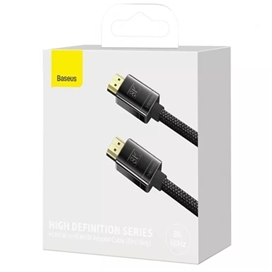 کابل اچ‌دی‌ام‌آی 2 متری بیسوس Baseus HDMI 8K to HDMI 8K Cable WKGQ000101