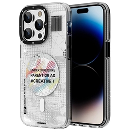 قاب YOUNGKIT یانگ کیت Camouflage Circuit Strong Anti-Drop Impact Series White مناسب برای Apple iPhono 14 pro Max