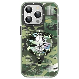 قاب YOUNGKIT یانگ کیت Camouflage Circuit Strong Anti Drop Impact Series Green مناسب برای Apple iPhone 14 Pro Max