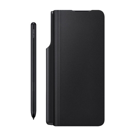 کیف اصلی سامسونگ زد فولد 3 با قلم Galaxy Z Fold3 5G Flip Cover with Pen