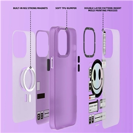 قاب YOUNGKIT یانگکیت مدل Purple Source Code Series مناسب برای Apple iPhone 13