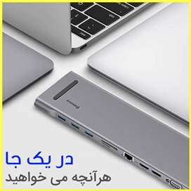 هاب 11 پورت USB-C بیسوس مدل CATSX-G0G