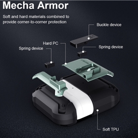 کاور نیلکین مدل Bounced Protective case مناسب برای کیس اپل AirPods 3