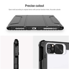 کیف کلاسوری نیلکین مدل Camshield Bumper Leather مناسب برای تبلت اپل iPad Pro 12.9 2020 / iPad Pro 12.9 2021