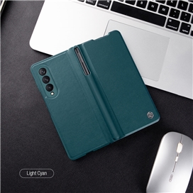 کیف کلاسوری نیلکین مدل QIN Leather Case مناسب برای گوشی موبایل سامسونگ Galaxy Z Fold3 / W22 5G/Fold 3 5G