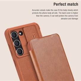 کیف کلاسوری نیلکین مدل Qin Pro Leather Case مناسب برای گوشی موبایل سامسونگ Galaxy S23 Plus