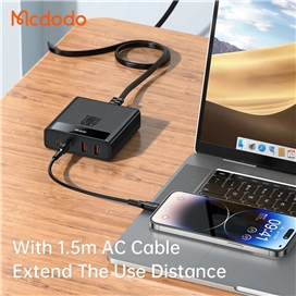 آداپتور چهار پورت چندکاره مک دودو 100 وات Mcdodo 100W PD Quick Charging Station CH-1802
