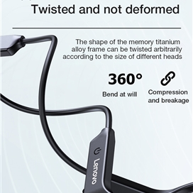 هندزفری بلوتوث القایی لنوو Lenovo X4 Bone Conduction IP56