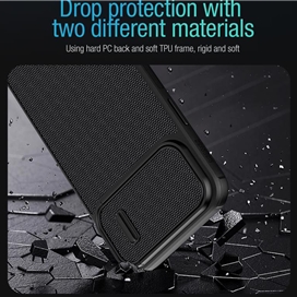 کاور نیلکین مدل Textured S Case مناسب برای گوشی موبایل اپل iPhone 14 Pro