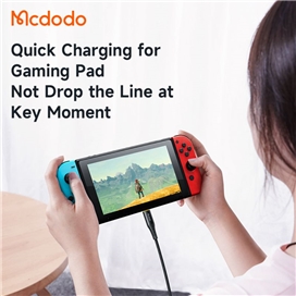 کابل شارژ قطع کن دار تایپ سی به تایپ سی 100 واتی مک دودو مدل MCDODO CA-3460 طول 1.2متر