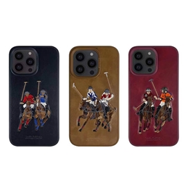 قاب چرمی پولو Polo مدل چوگان Jocket مناسب برای Apple iPhone 14 Plus