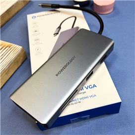 هاب 11 پورت USB-C پاورلوژی POWEROLOGY مدل P11CHBGY