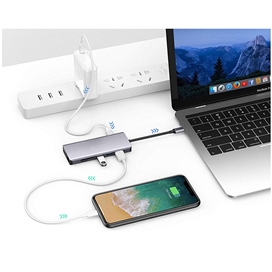 هاب 11 پورت USB-C پاورلوژی POWEROLOGY مدل P11CHBGY