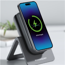 پاور بانک Power Bank و استند وایرلس پاورولوژی POWEROLOGY مدل 10000 mAh مدل PPBCHA21GY