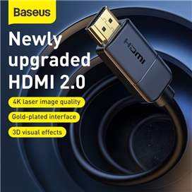 کابل HDMI طول 8 متر 4k بیسوس Baseus 4K HDMI 2.0 Cable CAKGQ-E01