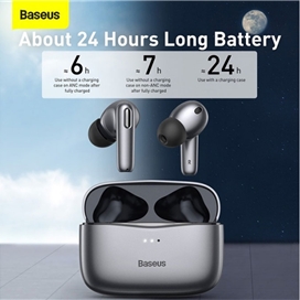 هندزفری بلوتوث دوگوش بیسوس Baseus S2 SIMU ANC TWS Bluetooth Earphones NGS2-0G