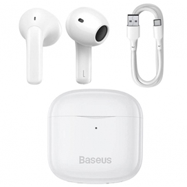 هندزفری بلوتوث دوگوش بیسوس Baseus E3 Bowie Hi-Fi True Wireless Earphones NGTW080001