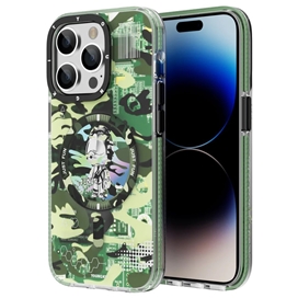 قاب YOUNGKIT یانگ کیت Camouflage Circuit Strong Anti-Drop Impact Series Green مناسب برای Apple iPhone 13 Pro Max