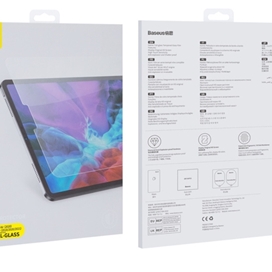 محافظ صفحه شیشه ای تمام صفحه iPad Pro 10.9 , 11 inch 1 / 2 / 3 Gen / Air 2020 Baseus Full Glass SGBL021102