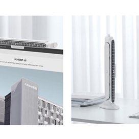 پنکه رومیزی با قابلیت قرارگیری برروی مانیتور بیسوس BASEUS ACQS000002 Refreshing Monitor Clip-On & Stand-Up Fan