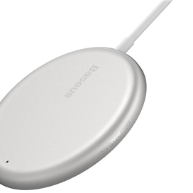 شارژر وایرلس بیسوس Baseus Simple Magnetic Wireless Charger WXJK-F01 توان 15 وات مخصوص سری آیفون 12