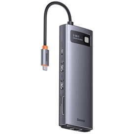 هاب 9 پورت بیسوس Baseus STARJOY Metal Gleam Series 9 in 1 Multifunctional Type-C HUB WKWG060013