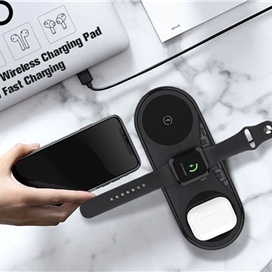 شارژر بی سیم رومیزی 15 وات رسی Recci RCW-18 15W Wireless Charger