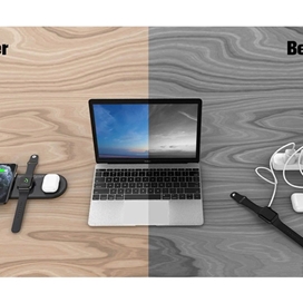 شارژر بی سیم رومیزی 15 وات رسی Recci RCW-18 15W Wireless Charger