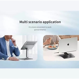 پایه نگهدارنده رومیزی لپ تاپ رسی Recci RHO-M17 Multi Angle Laptop Stand