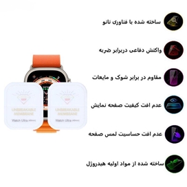 محافظ صفحه نمایش اپیکوی مدل Hydrogel مناسب برای اپل واچ 49 میلی متری سری Ultra بسته دو عددی