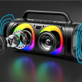 اسپیکر بلوتوث جویروم Joyroom JR-MW02 توان 40 وات رم و فلش خور