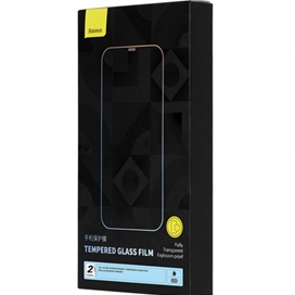 پک دوتایی گلس تمام صفحه آیفون بیسوس Baseus Tempered Glass Film Iphone 14 SGBL170002