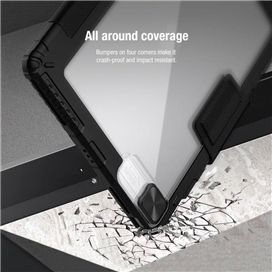 کیف کلاسوری نیلکین مدل Camshield Bumper Leather مناسب برای تبلت اپل iPad Pro 12.9 2020 / iPad Pro 12.9 2021
